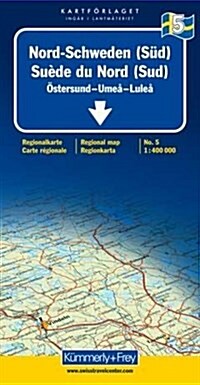 Northern Sweden (Sheet Map, folded, 2 Rev ed)