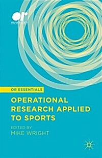 Operational Research Applied to Sports (Hardcover)