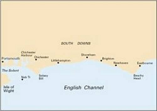 Imray Chart C9 : Beachy Head to Isle of Wight (Sheet Map, folded)
