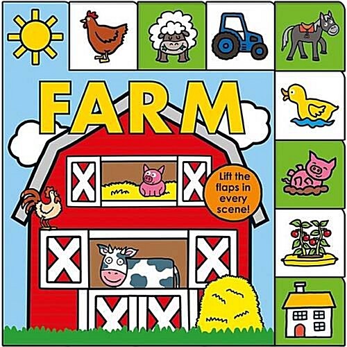 Farm : Lift the Flap Tab (Board Book)