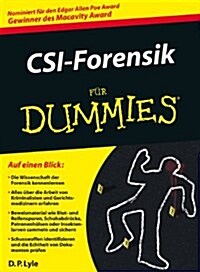 CSI-forensik Fur Dummies (Paperback)