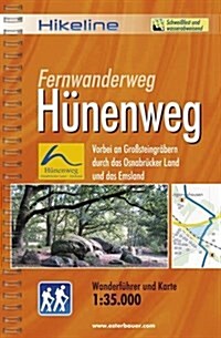 Hunenweg Fernwanderweg (Friesenroute) : BIKEWF.HUEN (Paperback)