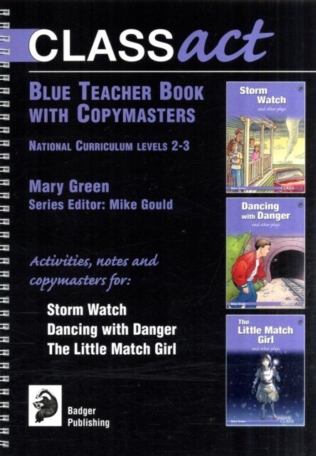 Class Act Blue Teacher Book with Copymasters (Spiral Bound)