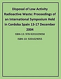 IAEA DISPOSALLOW ACTIVRADIOACTIVE