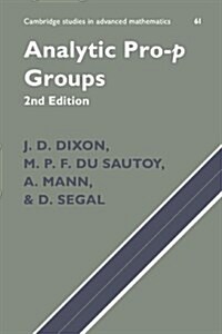 Analytic Pro-P Groups (Hardcover)