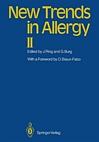 New Trends in Allergy II (Hardcover)