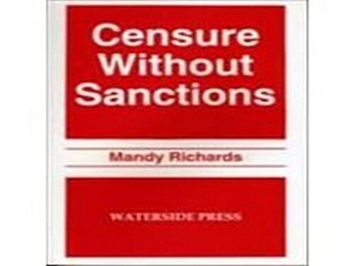 Censure without Sanction (Paperback)