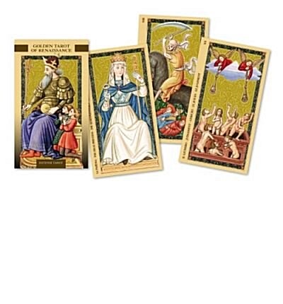 [중고] Golden Tarot of the Renaissance (Package)