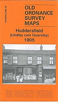 Huddersfield (Lindley Cum Quarmby) 1905 : Yorkshire Sheet 246.10 (Sheet Map, folded)