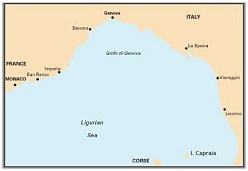 Imray Chart M16 : Ligurian Sea (Sheet Map, folded)