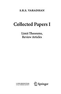 Collected Papers III: Large Deviations (Hardcover, 2013)