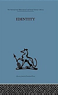 Identity : Mental Health and Value Systems (Paperback)
