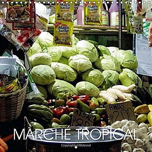 Marche Tropical : Une Visite Au Marche Public De La Ville De Douces Personnes - Dumaguete, Negros Oriental, Philippines (Calendar)