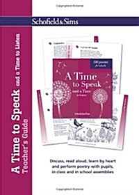 A Time to Speak and a Time to Listen Teachers Guide (Spiral Bound)