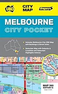 Melbourne City Pocket Map 360 (Sheet Map, 15 ed)