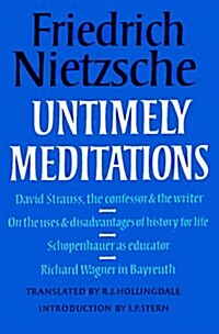 Untimely Meditations (Paperback)