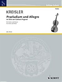 Praeludium and Allegro: In Style of Gaetano Pugnani (Paperback)