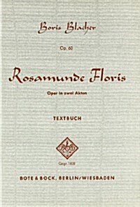ROSAMUNDE FLORIS OP 60 (Paperback)