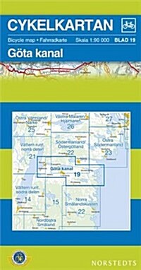 Gota Channel Cycling Map : SE.CYK.19 (Sheet Map, folded)