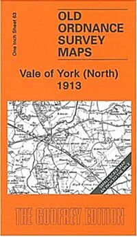 Vale of York (North) 1913 : One Inch Sheet 63 (Sheet Map, folded)