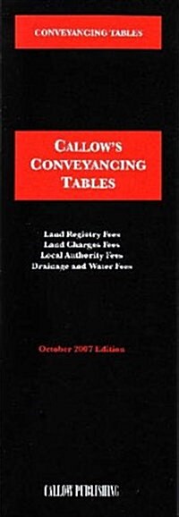 Conveyancing Tables (Paperback, Rev ed)
