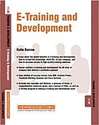E-Training and Development : Training and Development 11.3 (Paperback)