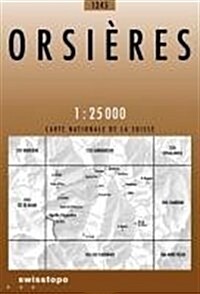 Orsieres (Sheet Map, folded)