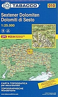 Dolomiti De Sesto, Sextener (Sheet Map, folded)