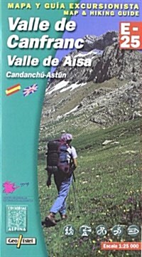 Valle De Canfranc Map and Hiking Guide (Sheet Map)