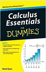 Calculus Essentials for Dummies (Paperback)