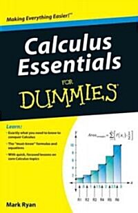 Calculus Essentials for Dummies (Paperback)