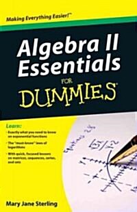 Algebra II Essentials for Dummies (Paperback)