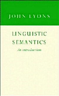 Linguistic Semantics : An Introduction (Hardcover)