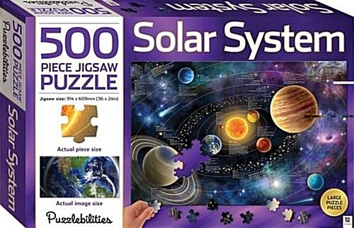 Solar System 500 Piece Jigsaw Puzzle (Novelty Book)