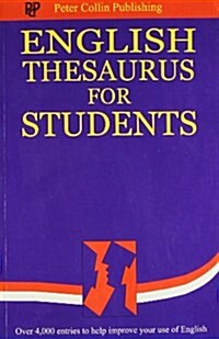 [중고] English Thesaurus for Students (Paperback)