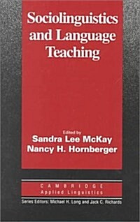 Sociolinguistics and Language Teaching (Hardcover)