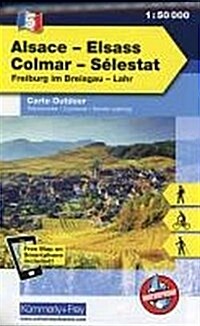 Alsace - Colmar - Selestat : KF.FR.WK.05 (Sheet Map, folded)