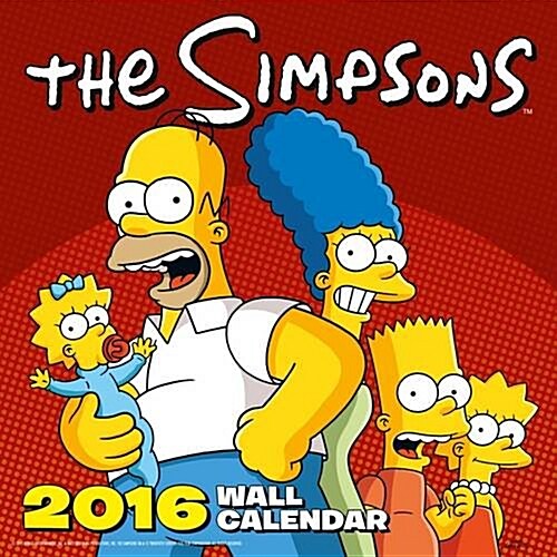 The Official the Simpsons 2016 Square Calendar (Calendar)