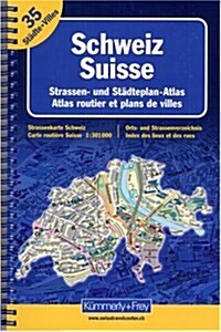 Switzerland Road Atlas (Sheet Map, folded)