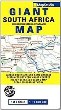 Road Map Giant South Africa (Sheet Map, folded)