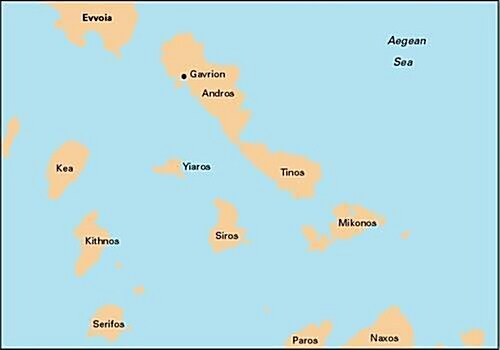 Imray Chart G31 : Northern Cyclades (Sheet Map, folded)