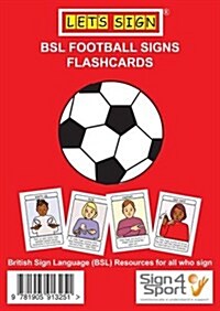 Lets Sign BSL Football Signs Flashcards : British Sign Language (Loose-leaf)