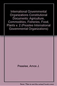 Agriculture-Commodities-Fisheries-Food-Plants (Hardcover, 1975)
