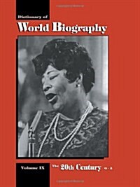 The 20th Century O-Z : Dictionary of World Biography (Hardcover)