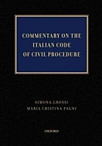 Commentary on the Italian Code of Civil Procedure (Hardcover)