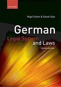 German Legal System and Laws (Paperback, 4 Revised edition)