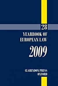 Yearbook of European Law 2009 (Hardcover)