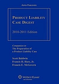 Product Liability Case Digest 2010 (Paperback)