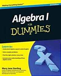 Algebra I For Dummies (Paperback, 2 Rev ed)