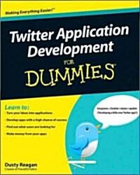 Twitter Application Development for Dummies (Paperback)